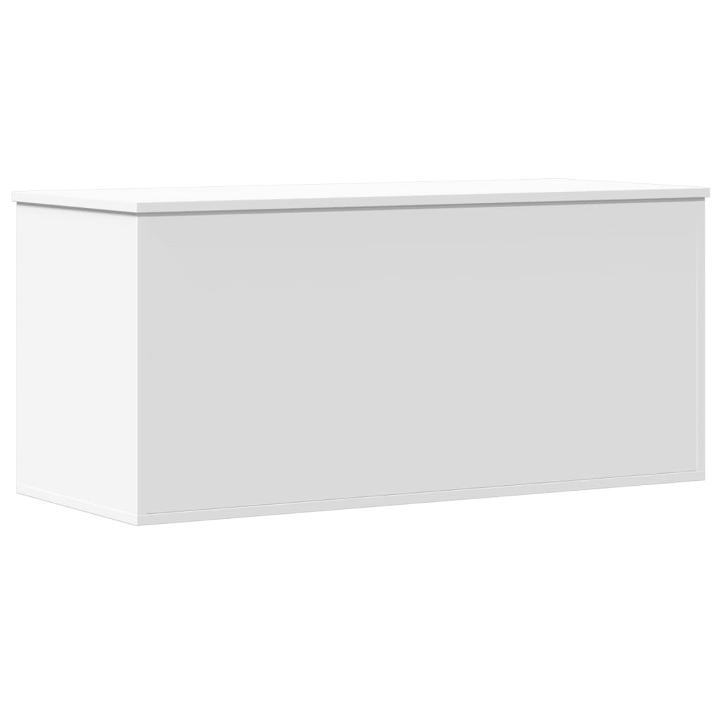 Contenitore Portaoggetti Bianco 100x42x46 cm Legno Multistrato - homemem39