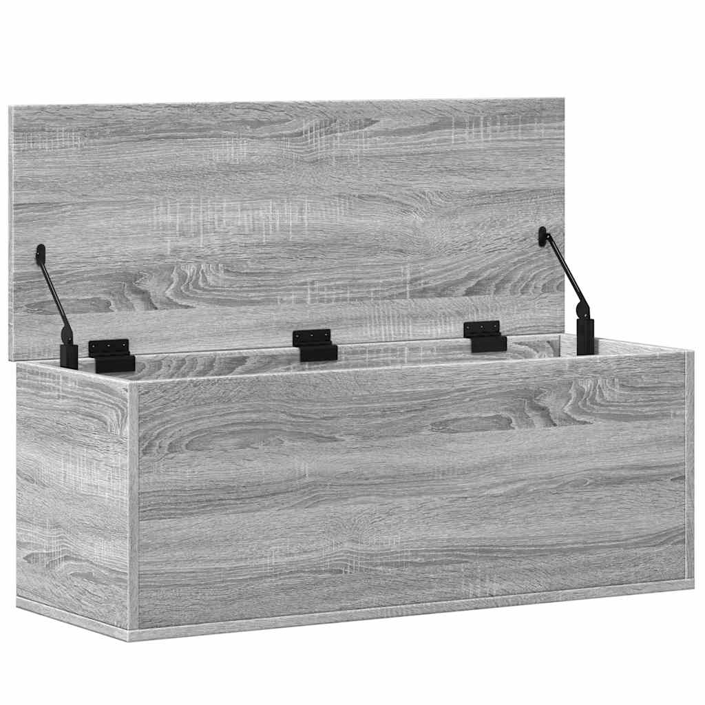 Contenitore Portaoggetti Grigio Sonoma 90x35x35 cm Truciolato