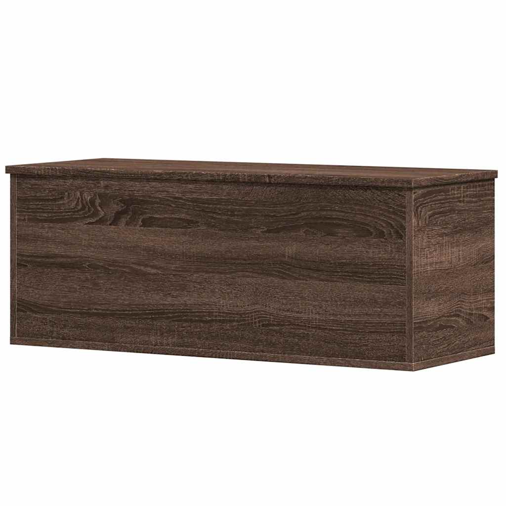 Contenitore Portaoggetti Rovere Marrone 90x35x35 cm Truciolato - homemem39