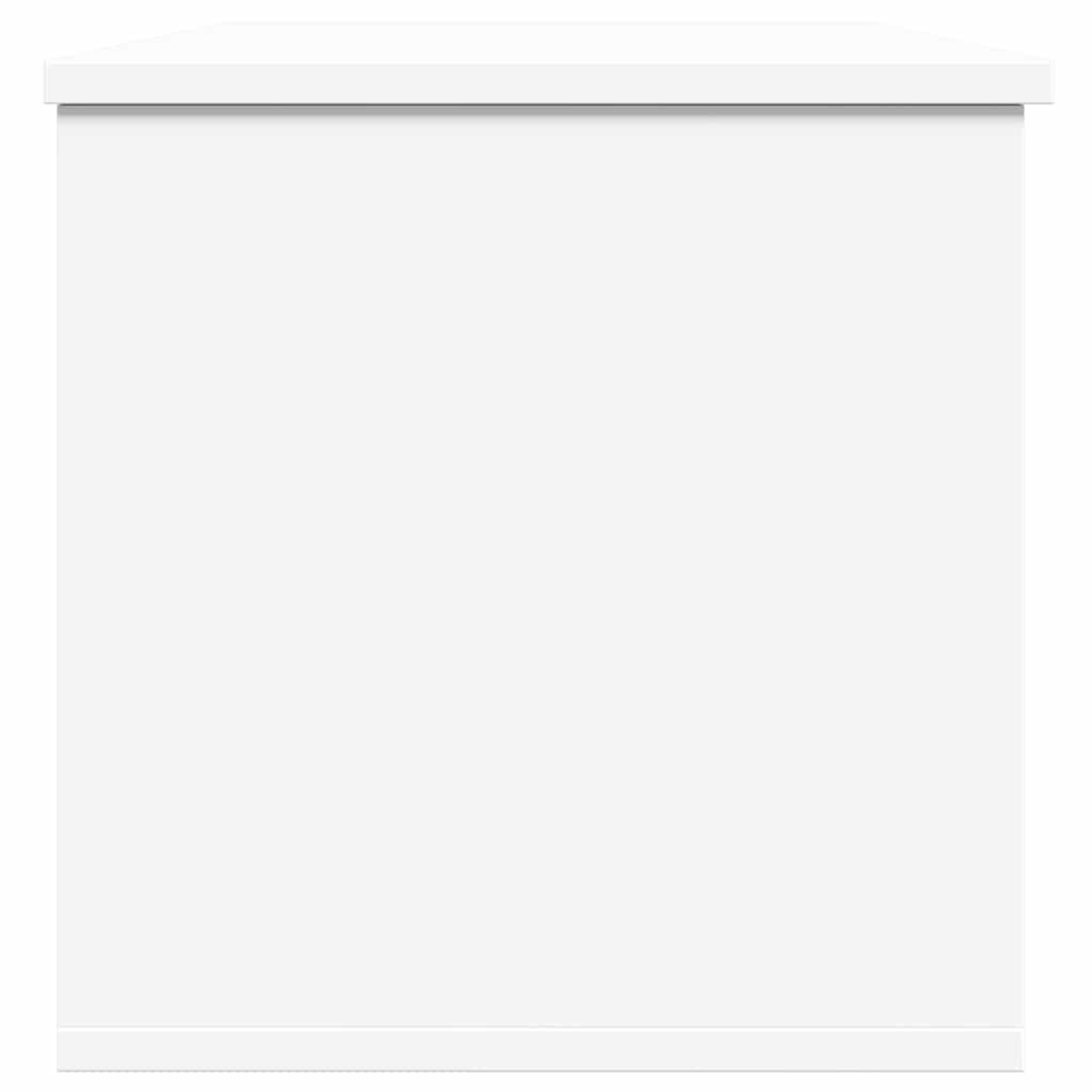 Contenitore Portaoggetti Bianco 102x35x35 cm in Truciolato