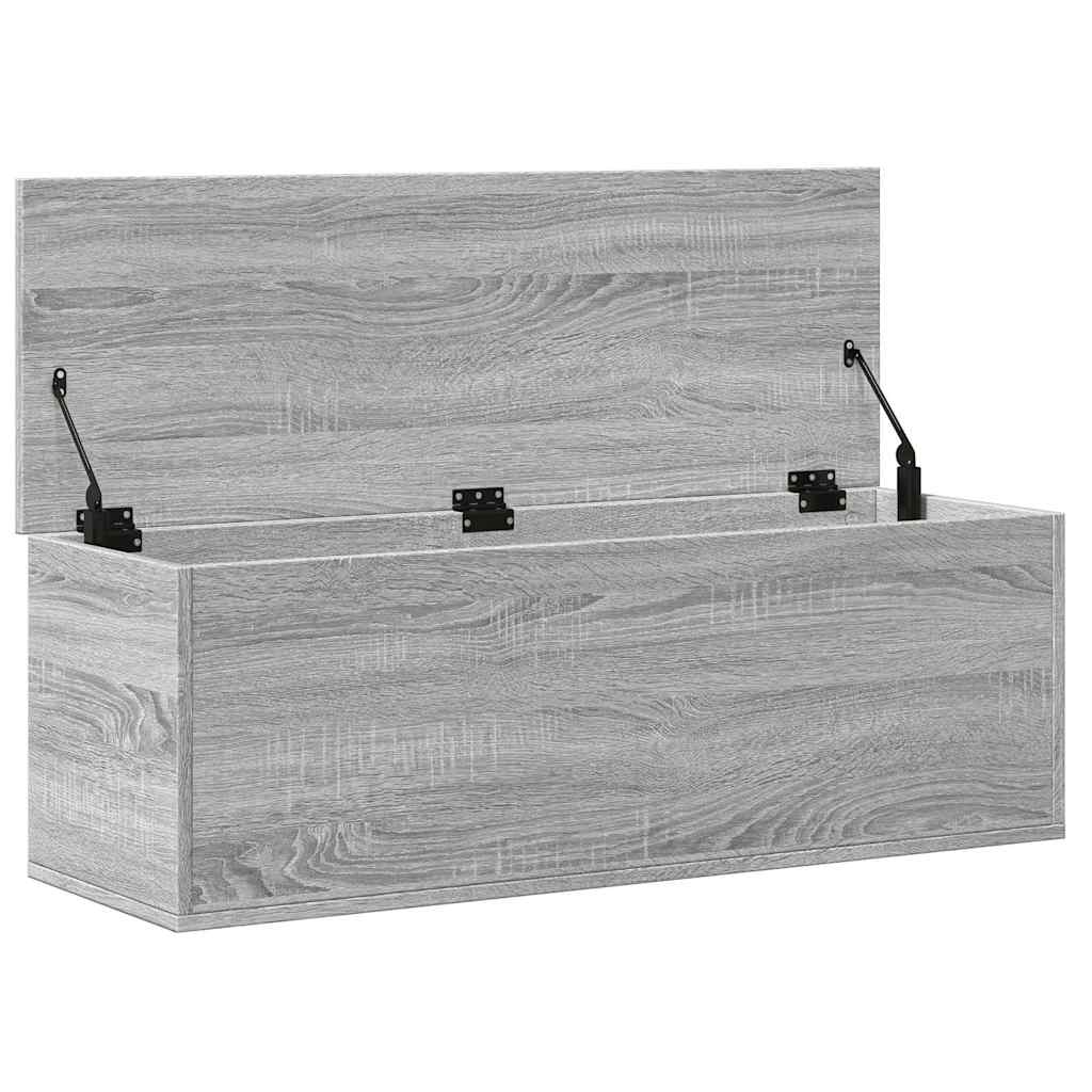 Contenitore Portaoggetti Grigio Sonoma 102x35x35 cm Truciolato