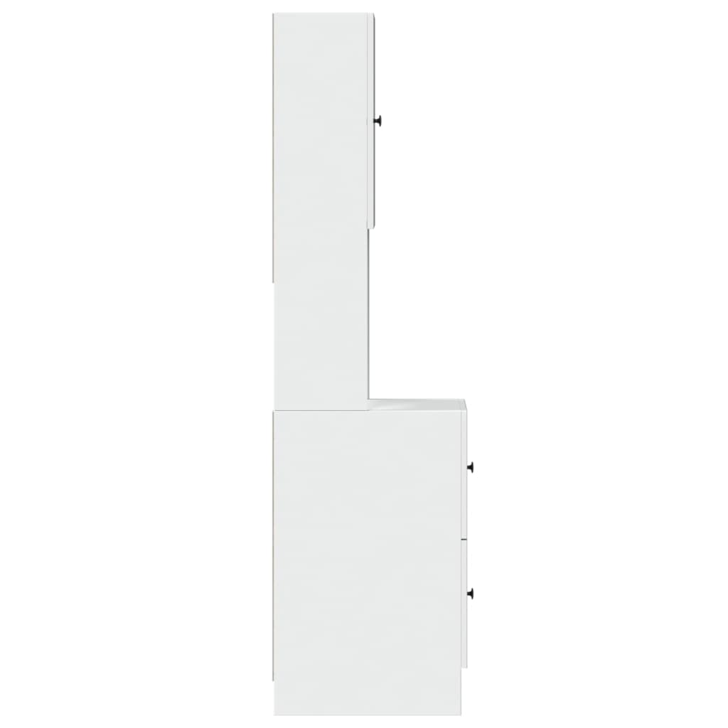 Mobile da Cucina Bianco 35x50x180 cm in Truciolato - homemem39