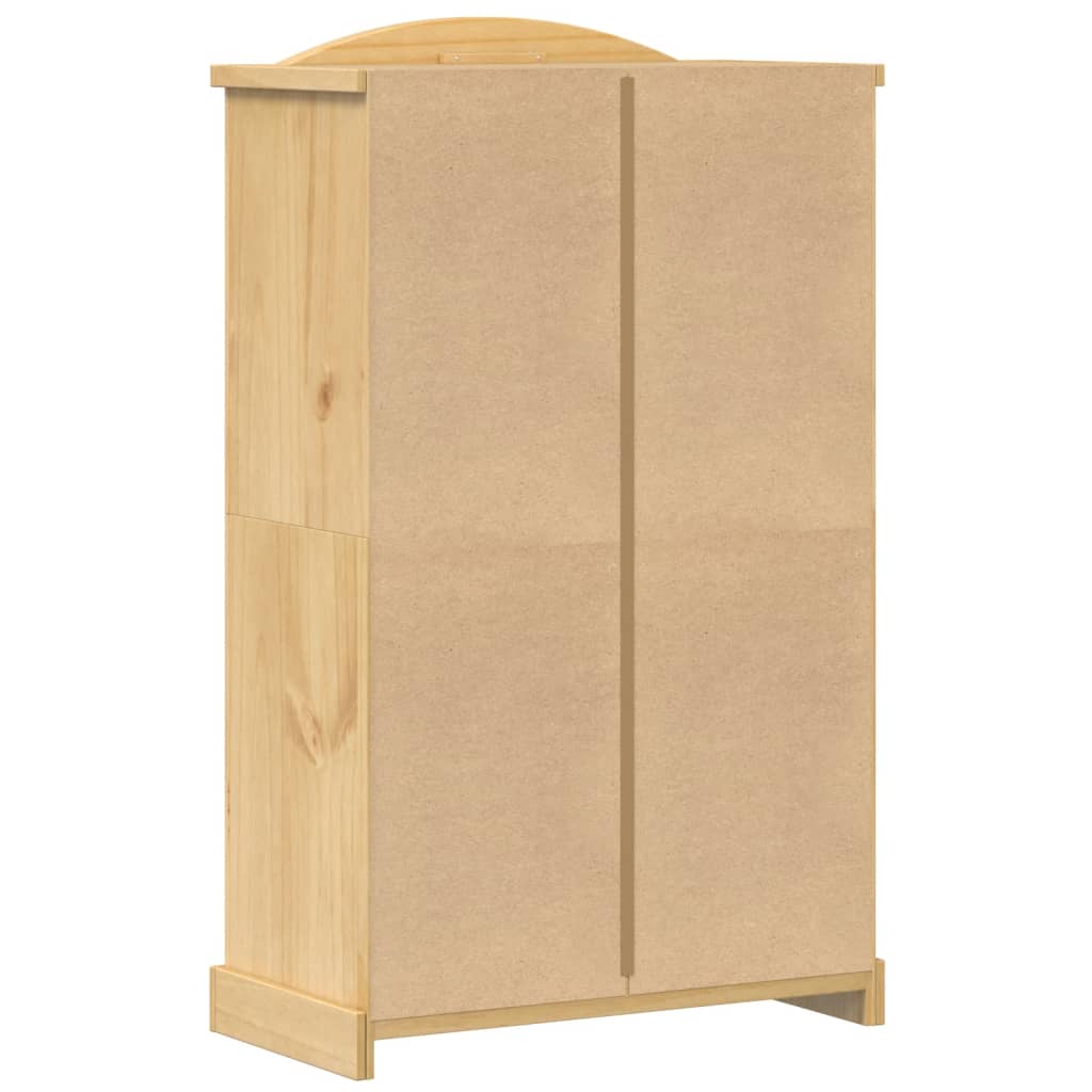 Armadio Corona 101x52x170 cm in Legno Massello di Pino - homemem39