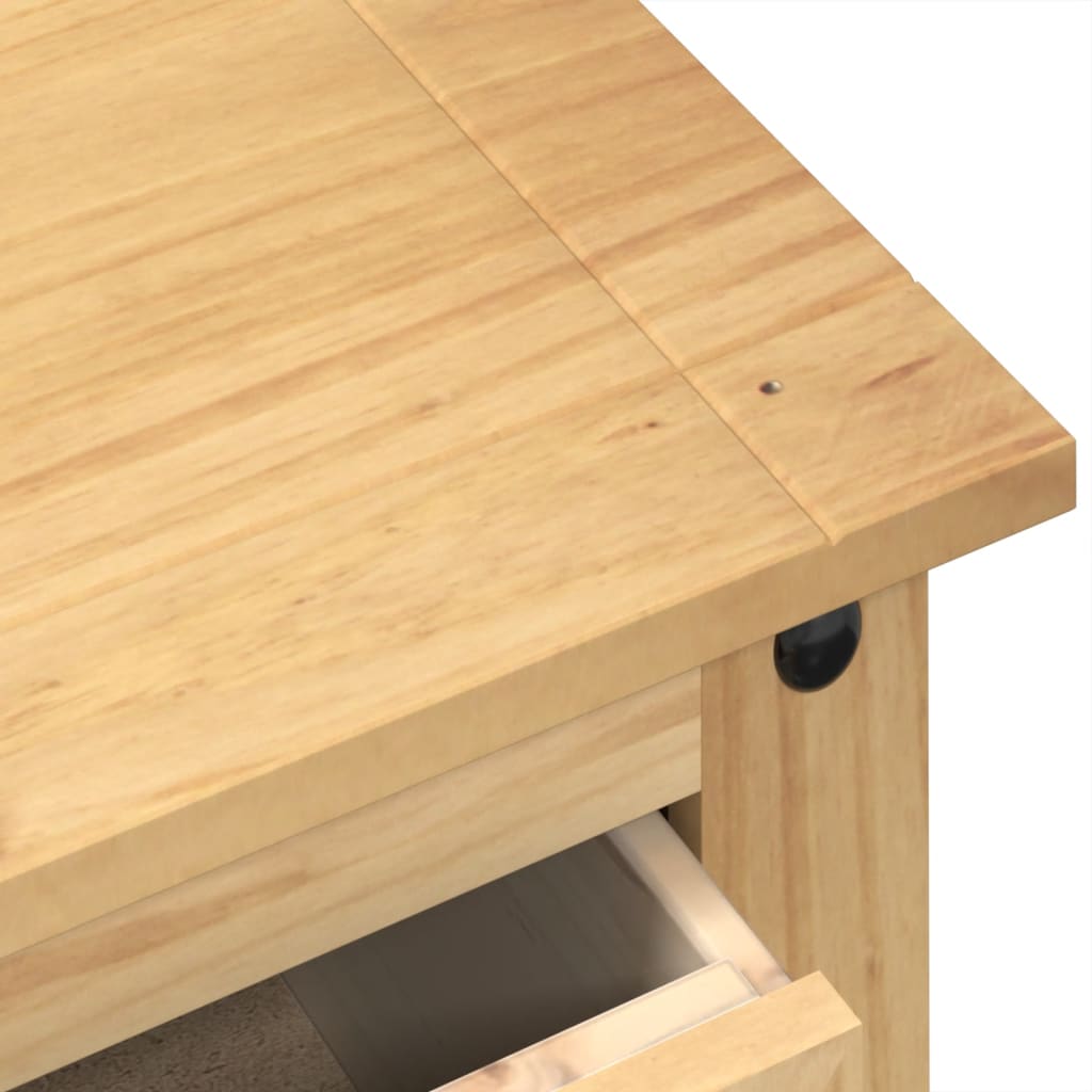 Cassettiera Corona 110x43x91 cm in Legno Massello di Pino