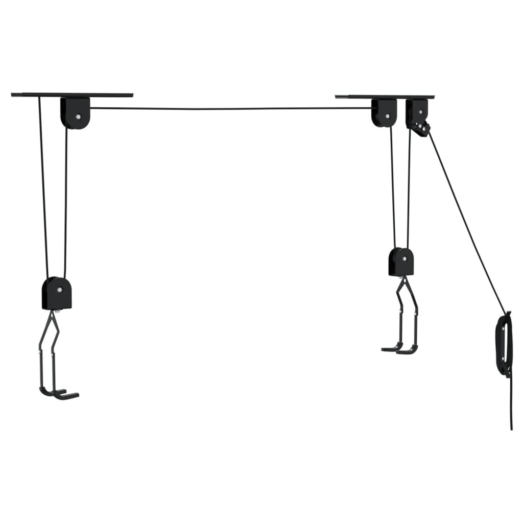 Sollevatori per Bici con Supporto a Soffitto 2 pz 20 kg - homemem39
