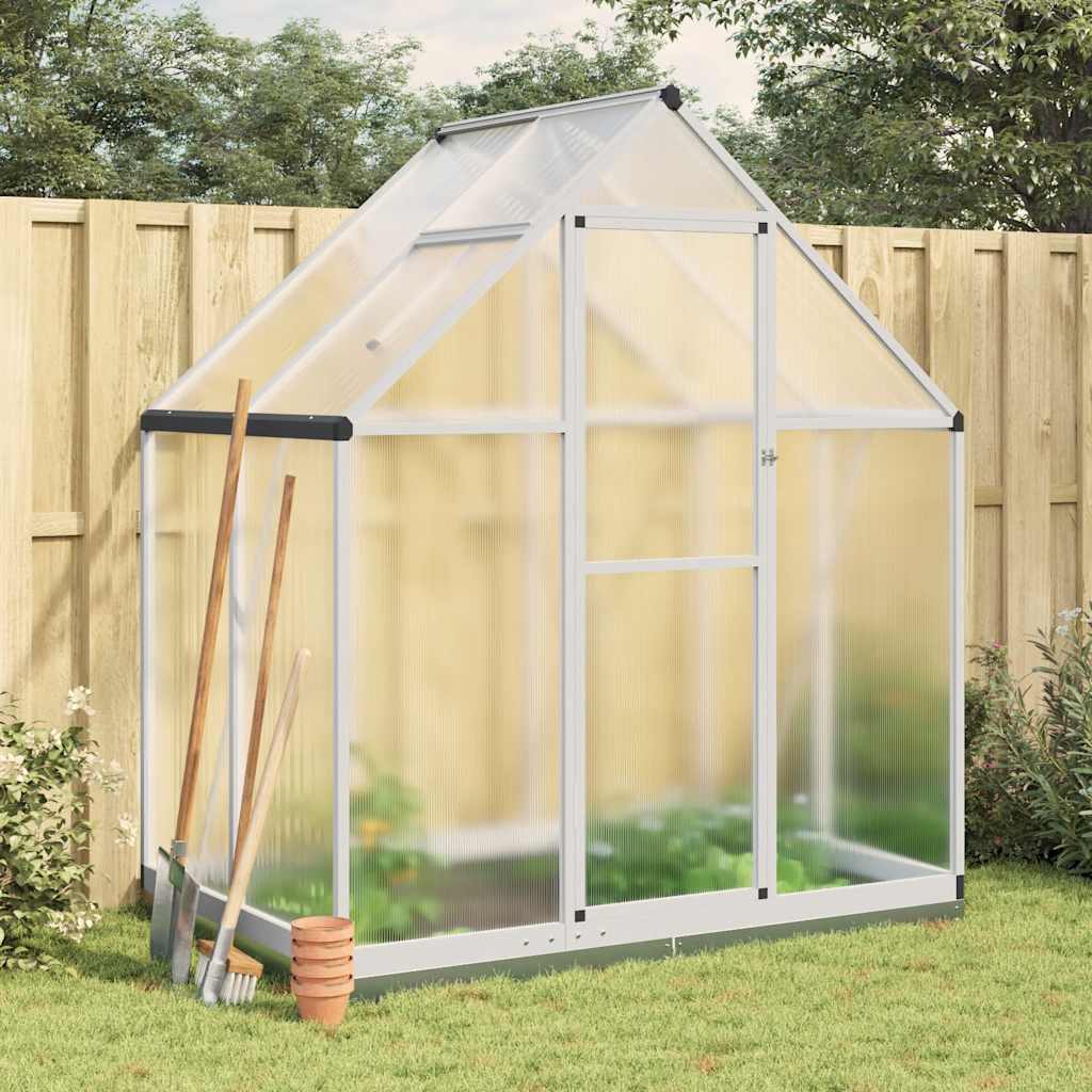 Telaio Serra con Base Argento 169x114x202 cm in Alluminio - homemem39