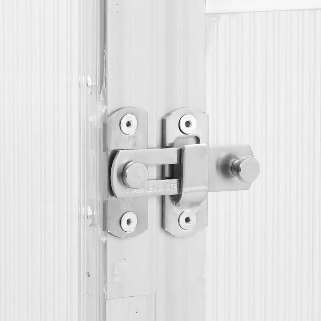 Telaio Serra con Base Argento 169x169x195 cm in Alluminio - homemem39