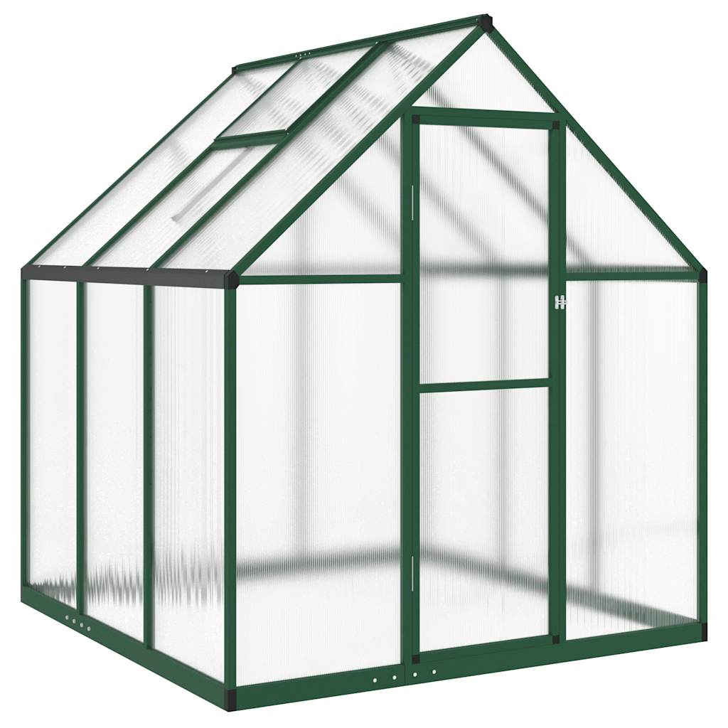 Telaio Serra con Base Verde 169x169x195 cm in Alluminio - homemem39