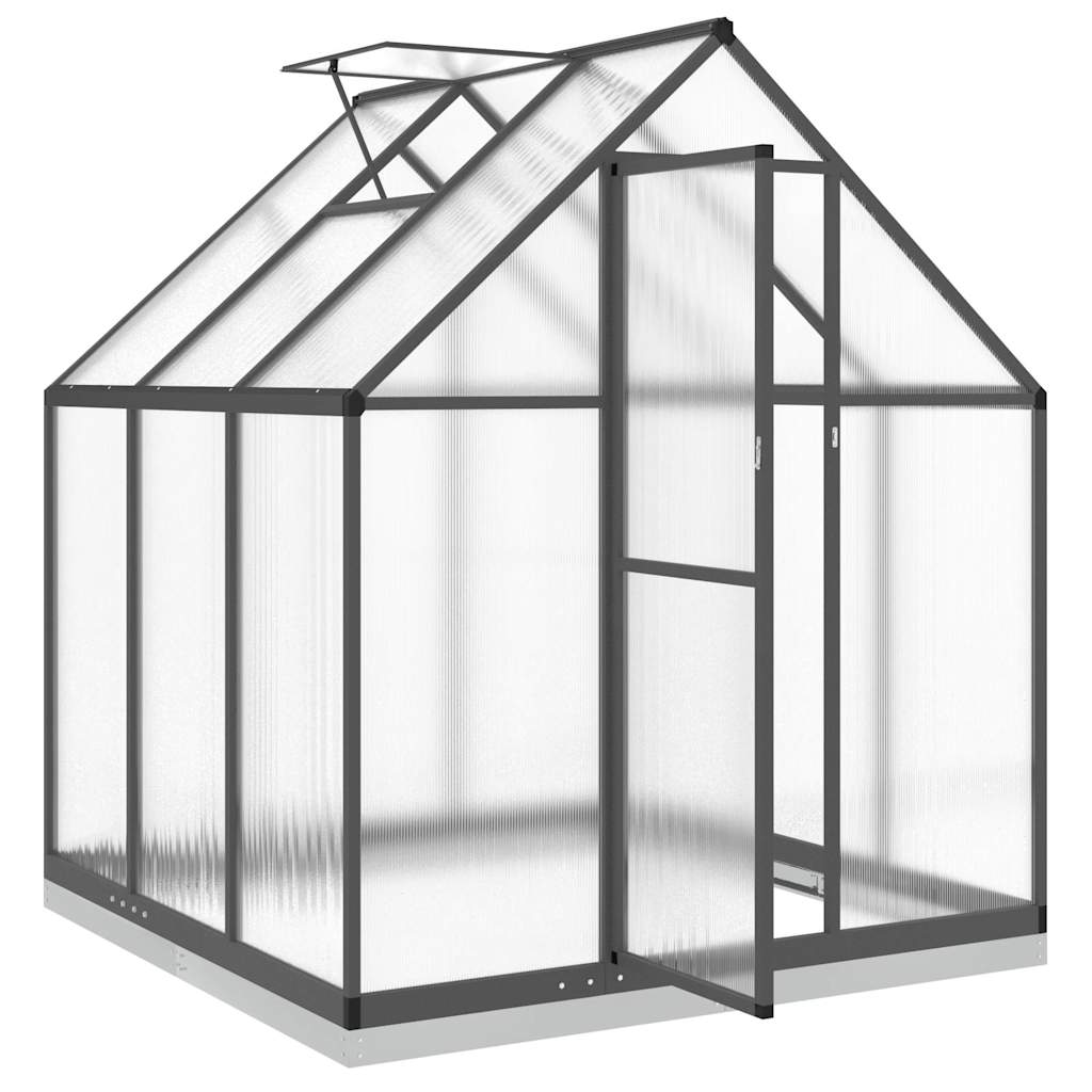 Telaio Serra con Base Antracite 169x169x202 cm in Alluminio - homemem39