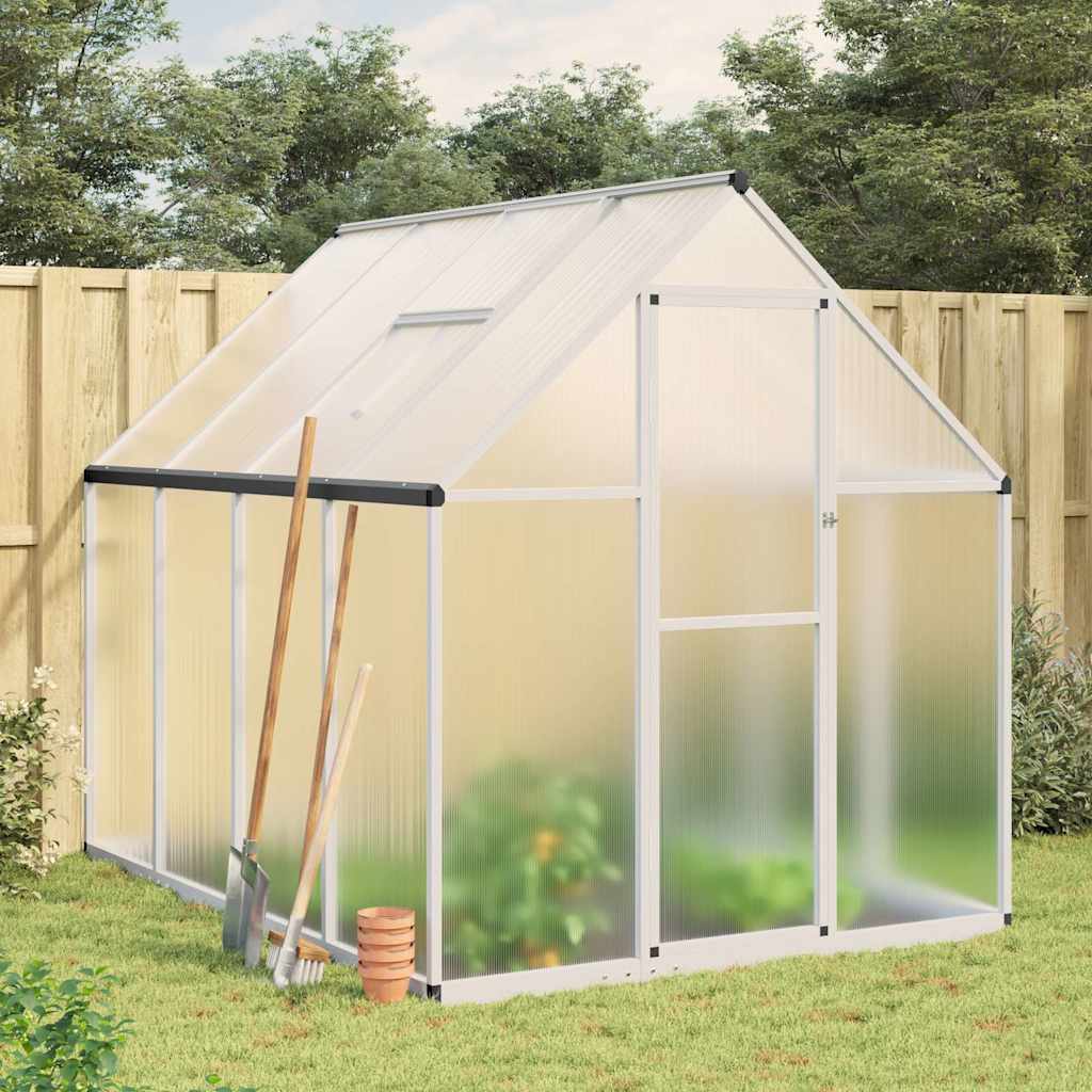 Telaio Serra con Base Argento 224x169x195 cm in Alluminio - homemem39