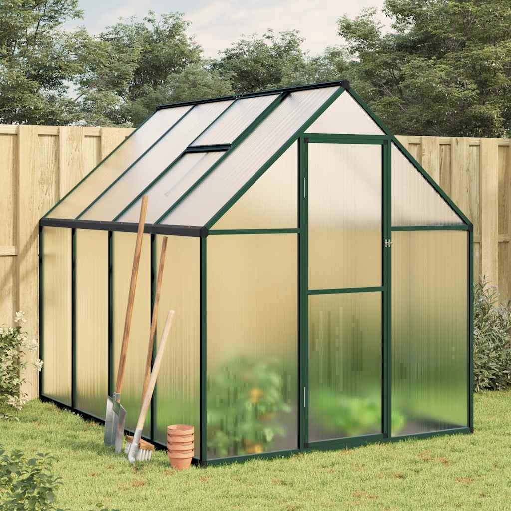 Telaio Serra con Base Verde 224x169x195 cm in Alluminio - homemem39