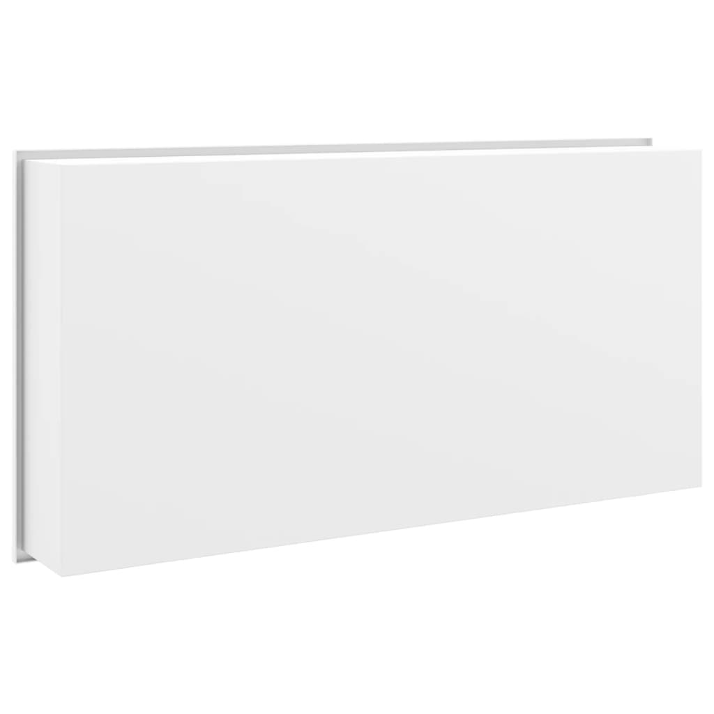 Nicchia per Doccia Bianco Opaco 62x32x9cm in Acciaio Inox - homemem39