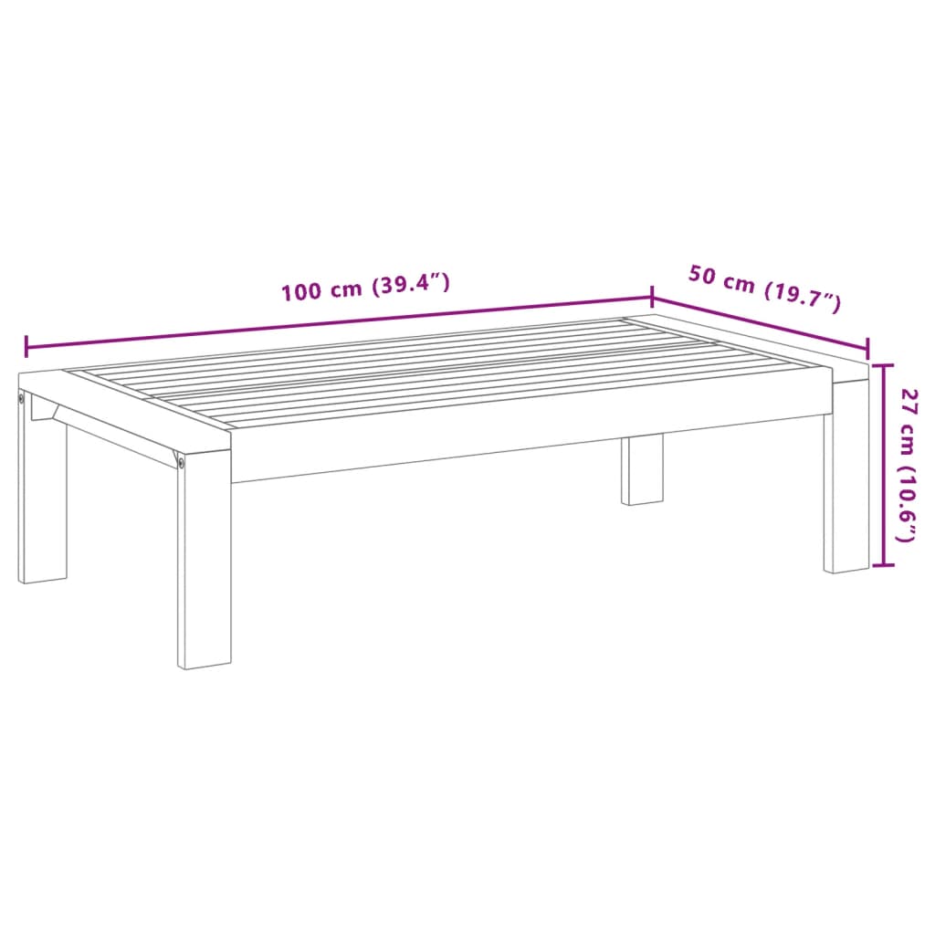 Set Divano da Giardino 5 pz con Cuscini Legno Massello Acacia | homemem39
