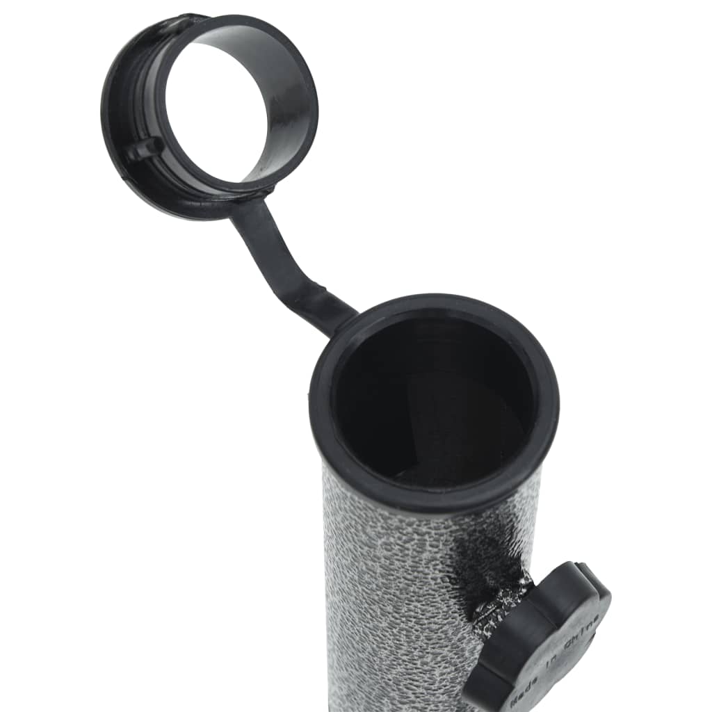 Supporti Ombrellone con Picchetti 2pz 9x35cm Acciaio Zincato - homemem39