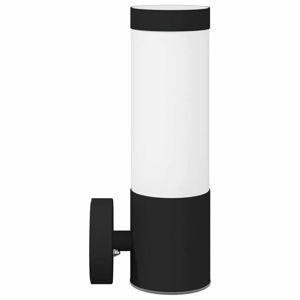 Lampada da parete per esterni Nero 12 x 7.5 x 27 cm
