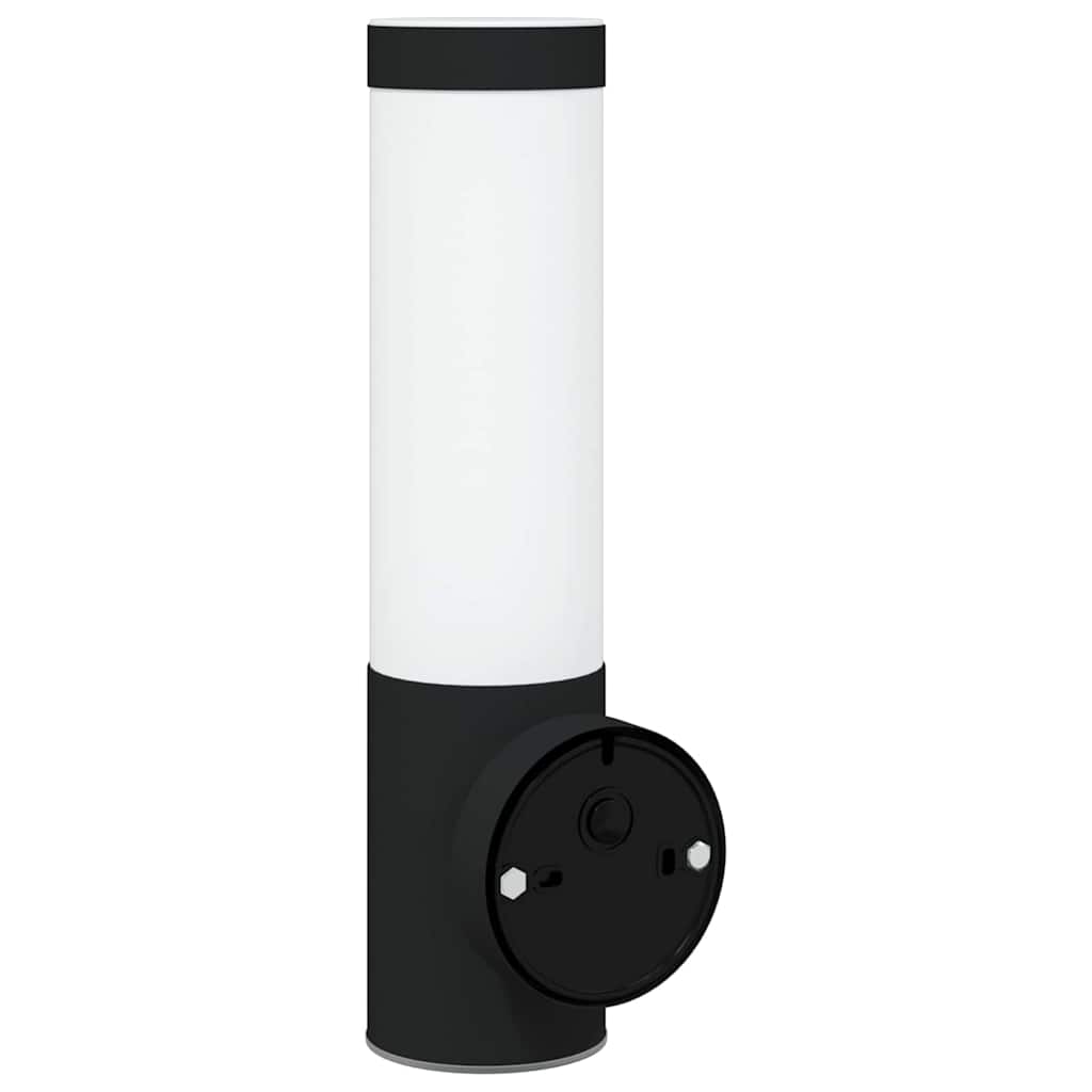 Lampade da Parete Esterne 2 pcs Nero 12 x 7.5 x 29 cm