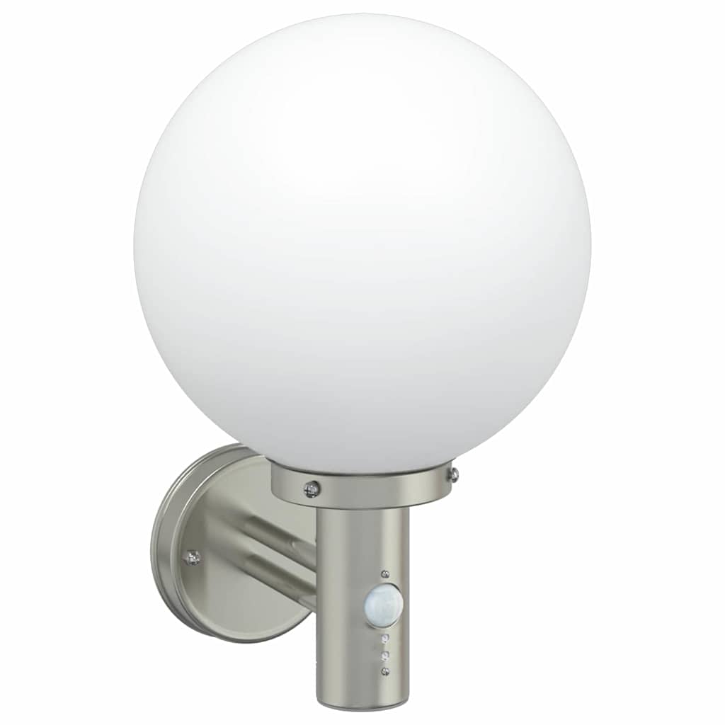 Lampade da Parete Esterne 2 pcs Argento 28 x 25 x 38 cm