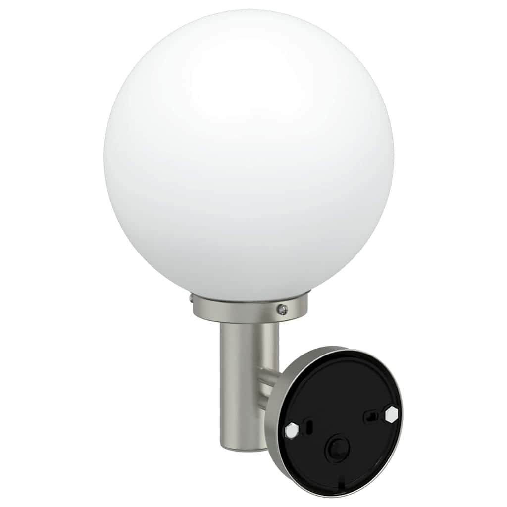 Lampade da Parete Esterne 2 pcs Argento 28 x 25 x 38 cm