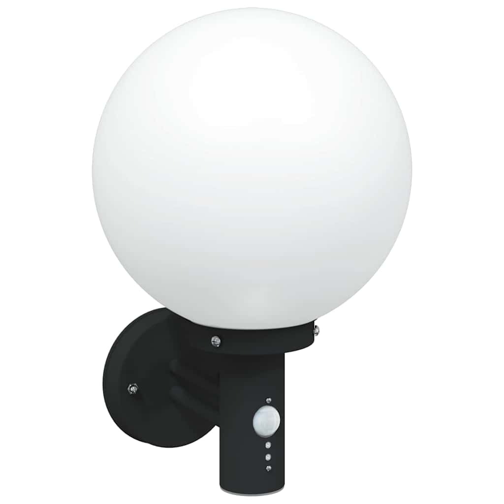 Lampade da Parete Esterne 2 pcs Nero 28 x 25 x 38 cm