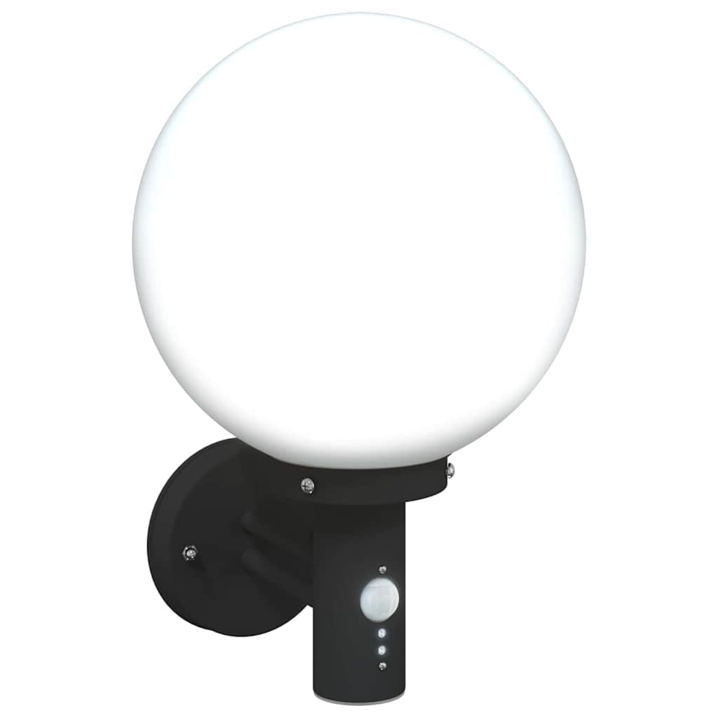 Lampade da Parete Esterne 2 pcs Nero 28 x 25 x 38 cm
