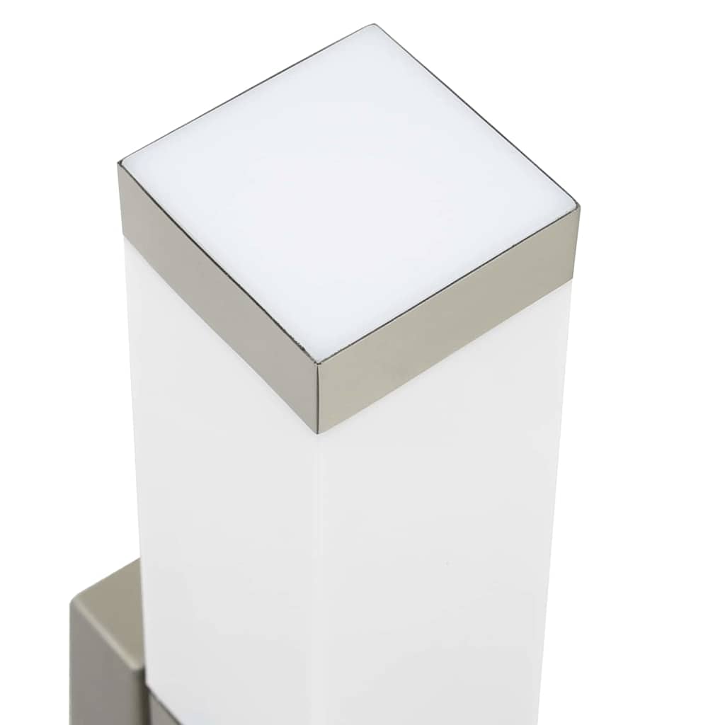 Lampada da parete per esterni Argento 10.5 x 6 x 35 cm