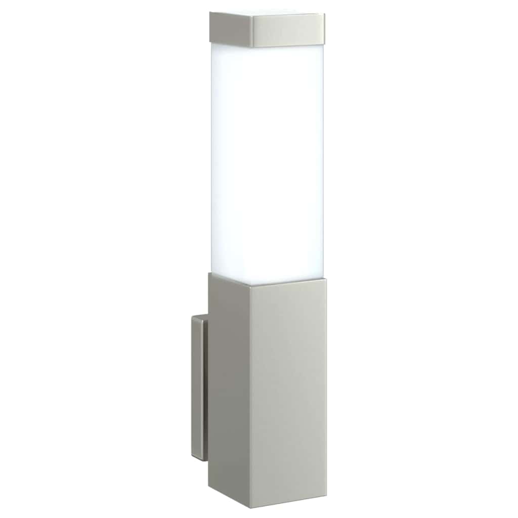 Lampada da parete per esterni Argento 10.5 x 6 x 35 cm