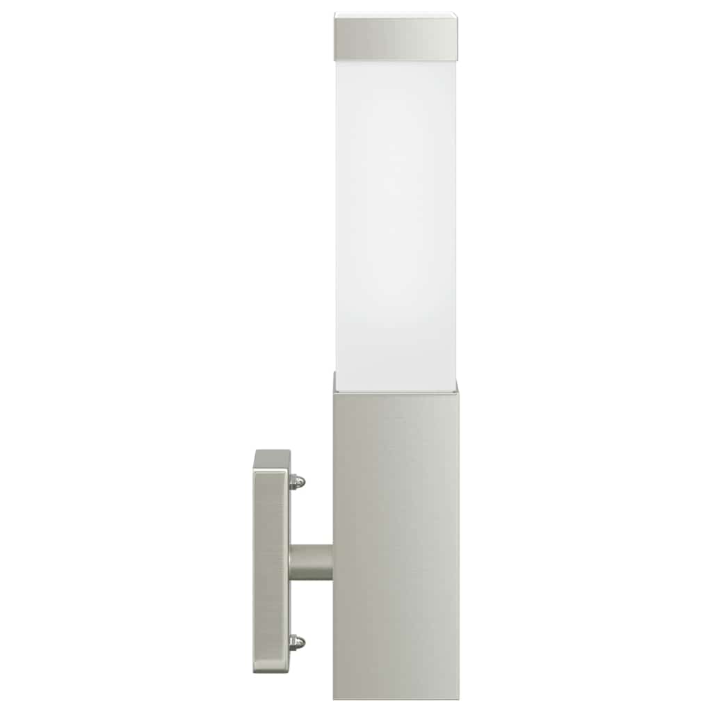 Lampada da parete per esterni Argento 10.5 x 6 x 35 cm