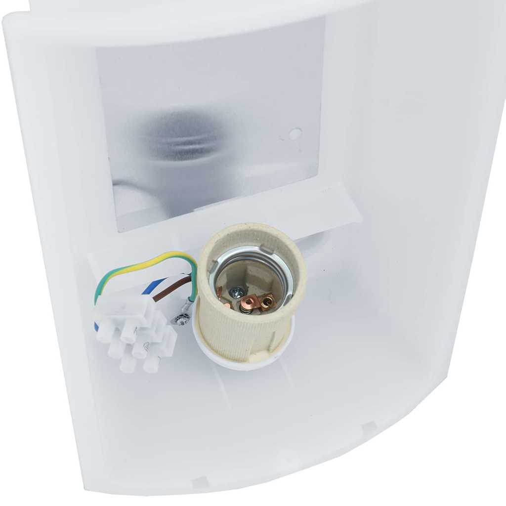 Lampade da Parete Esterne 2 pcs Argento 23.5 x 10.5 x 26 cm