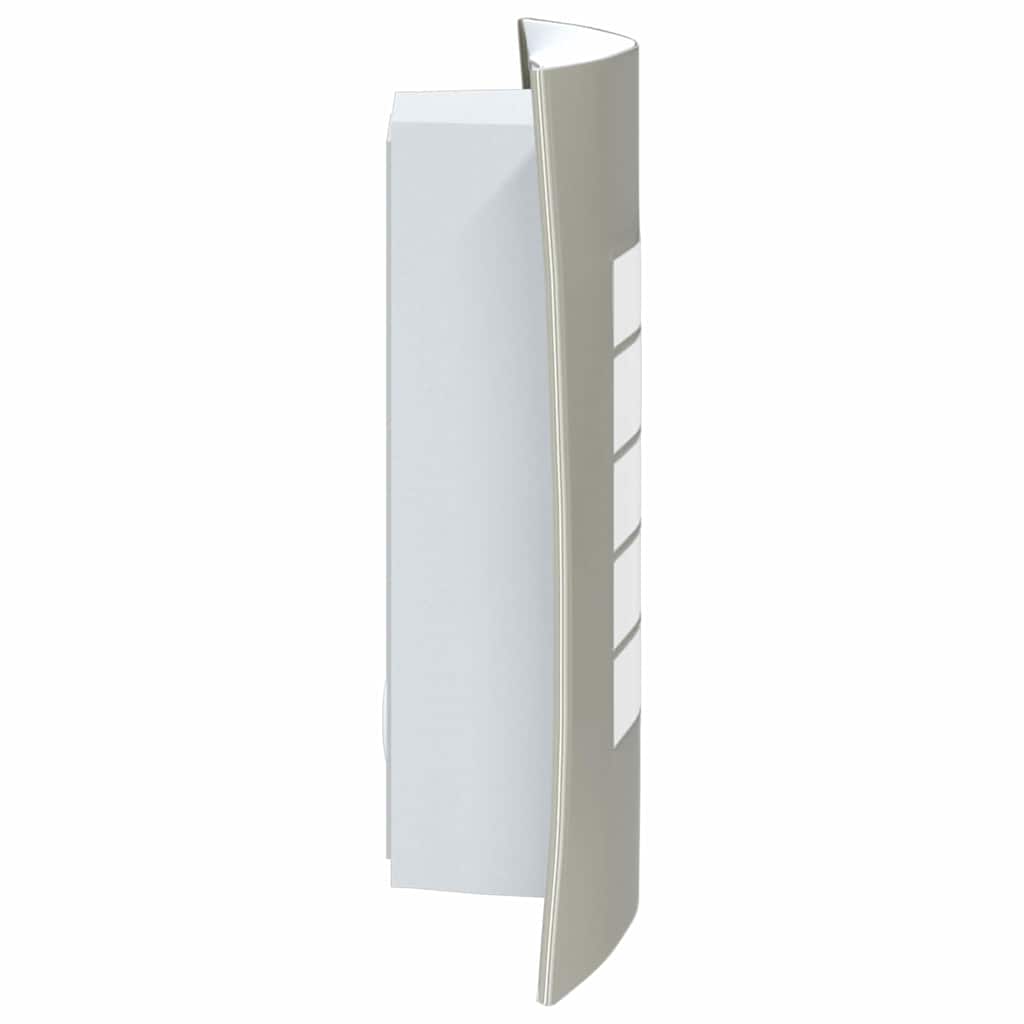 Lampade da Parete Esterne 2 pcs Argento 23.5 x 10.5 x 26 cm