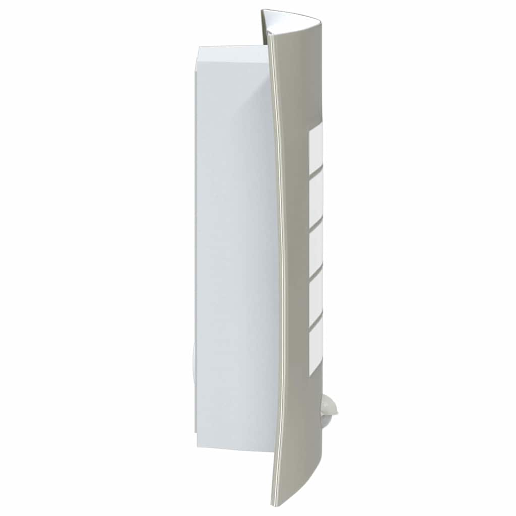 Lampada da parete per esterni 2 pcs Argento 23.5 x 10.5 x 26 cm