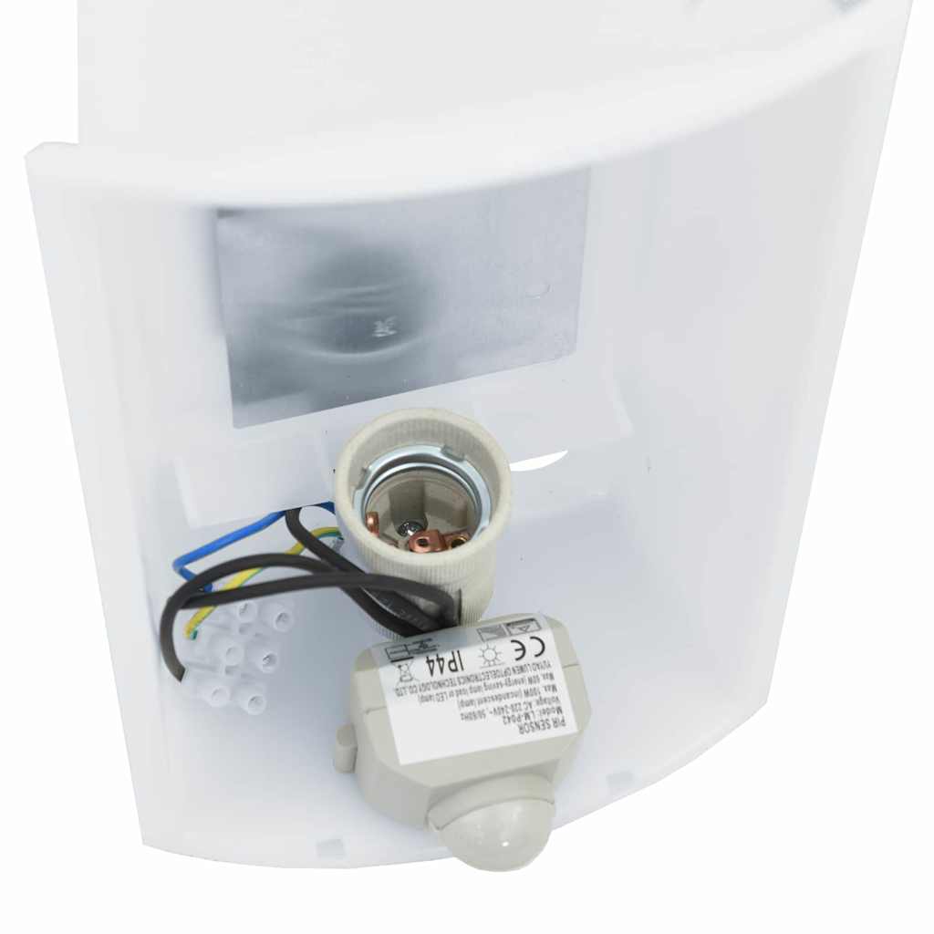 Lampada da parete per esterni 2 pcs Nero 23.5 x 10.5 x 26 cm