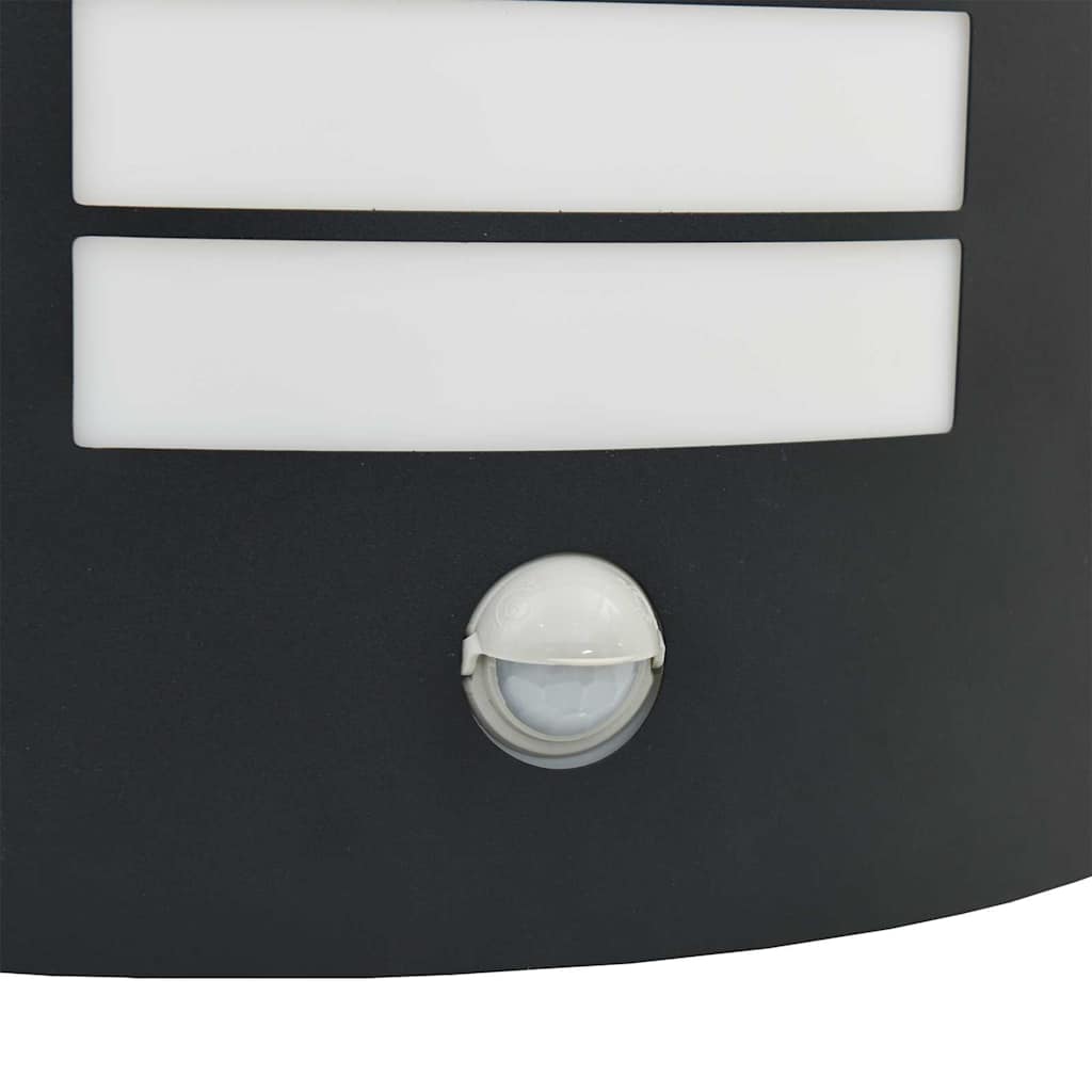 Lampada da parete per esterni 2 pcs Nero 23.5 x 10.5 x 26 cm