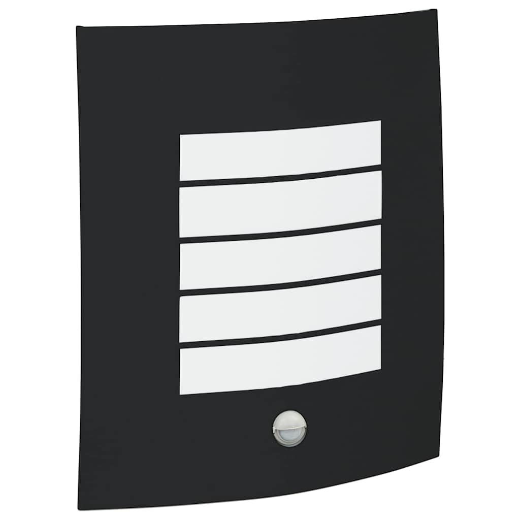 Lampada da parete per esterni 2 pcs Nero 23.5 x 10.5 x 26 cm