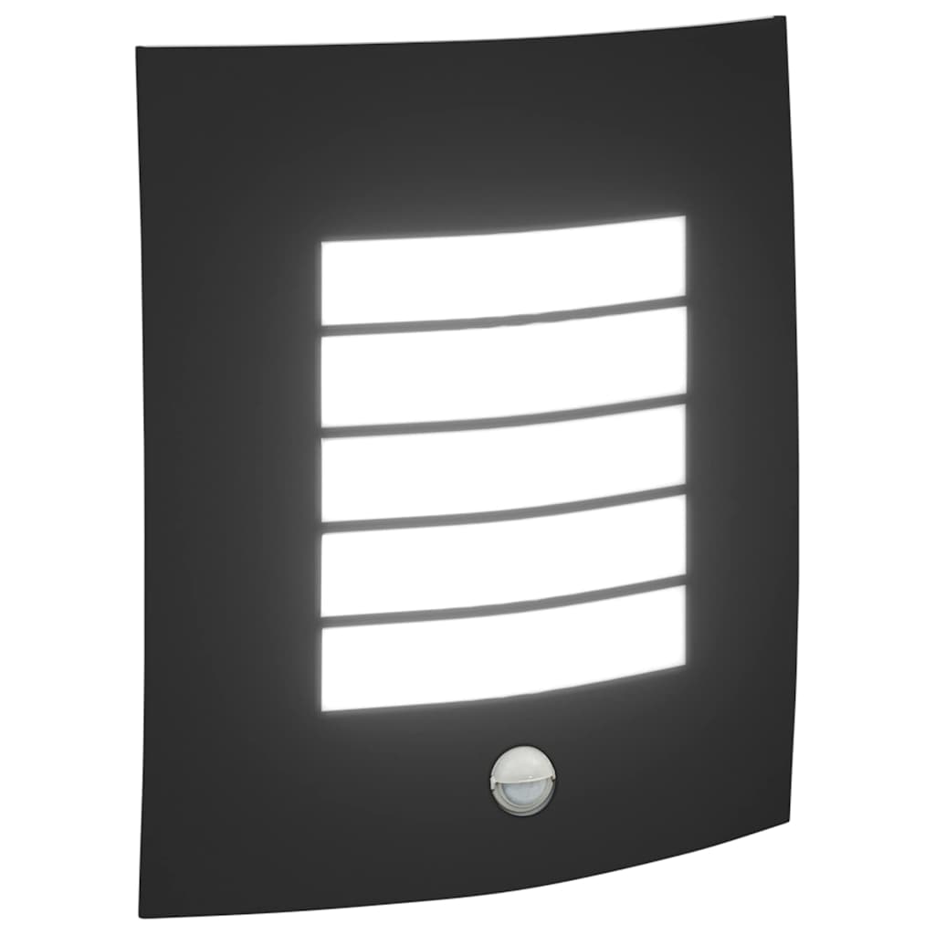 Lampada da parete per esterni 2 pcs Nero 23.5 x 10.5 x 26 cm