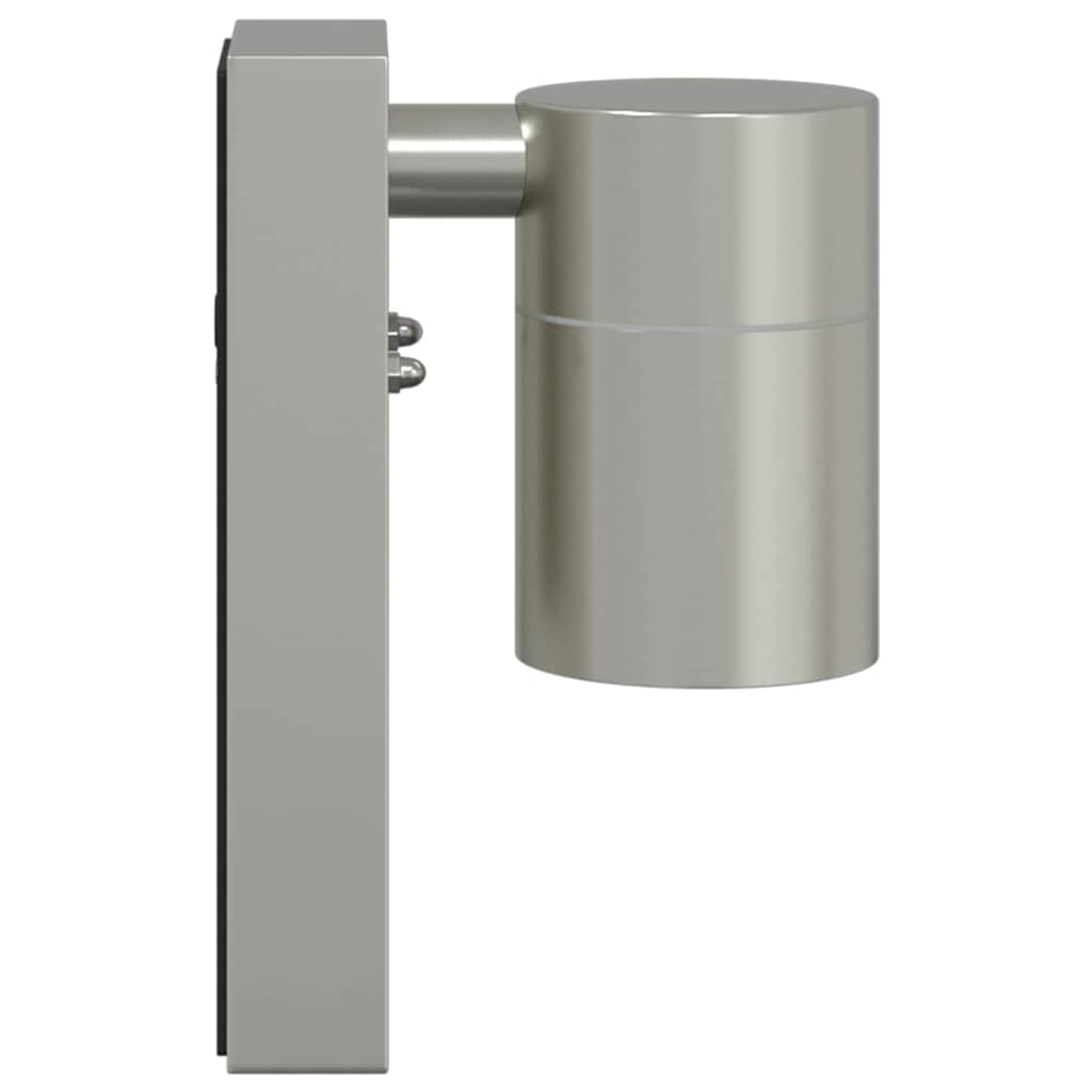Lampada da Parete Esterna Argento 6.5 x 10.5 x 16 cm