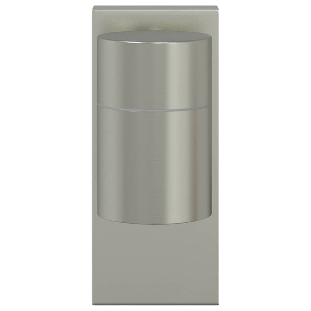 Lampade da Parete Esterne 2 pcs Argento 6.5 x 10.5 x 16 cm