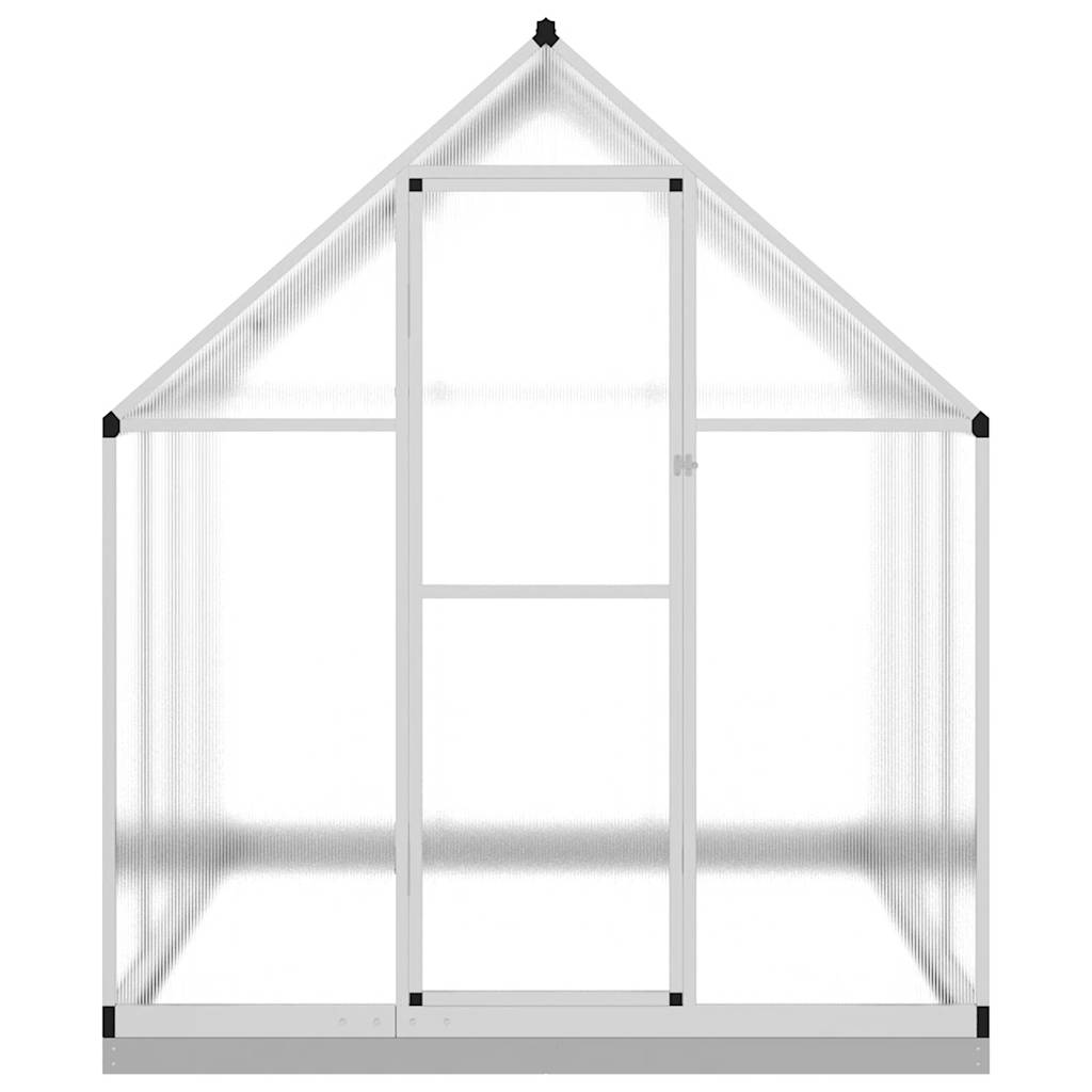 Telaio Serra con Base Argento 224x169x202 cm in Alluminio - homemem39