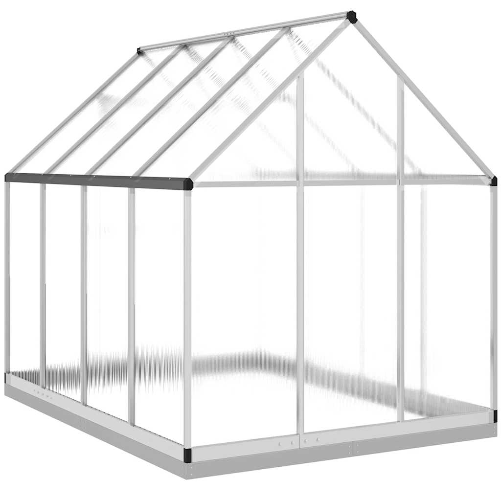 Telaio Serra con Base Argento 224x169x202 cm in Alluminio - homemem39