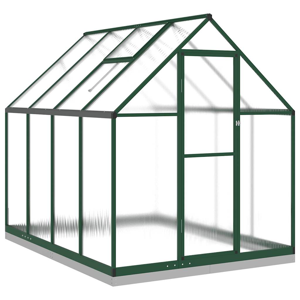 Telaio Serra con Base Verde 224x169x202 cm in Alluminio - homemem39