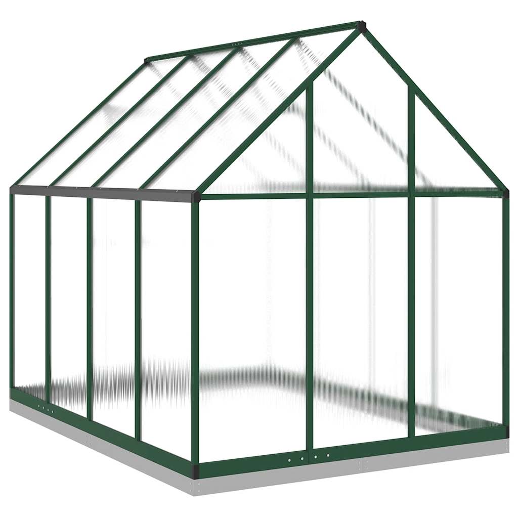 Telaio Serra con Base Verde 224x169x202 cm in Alluminio - homemem39