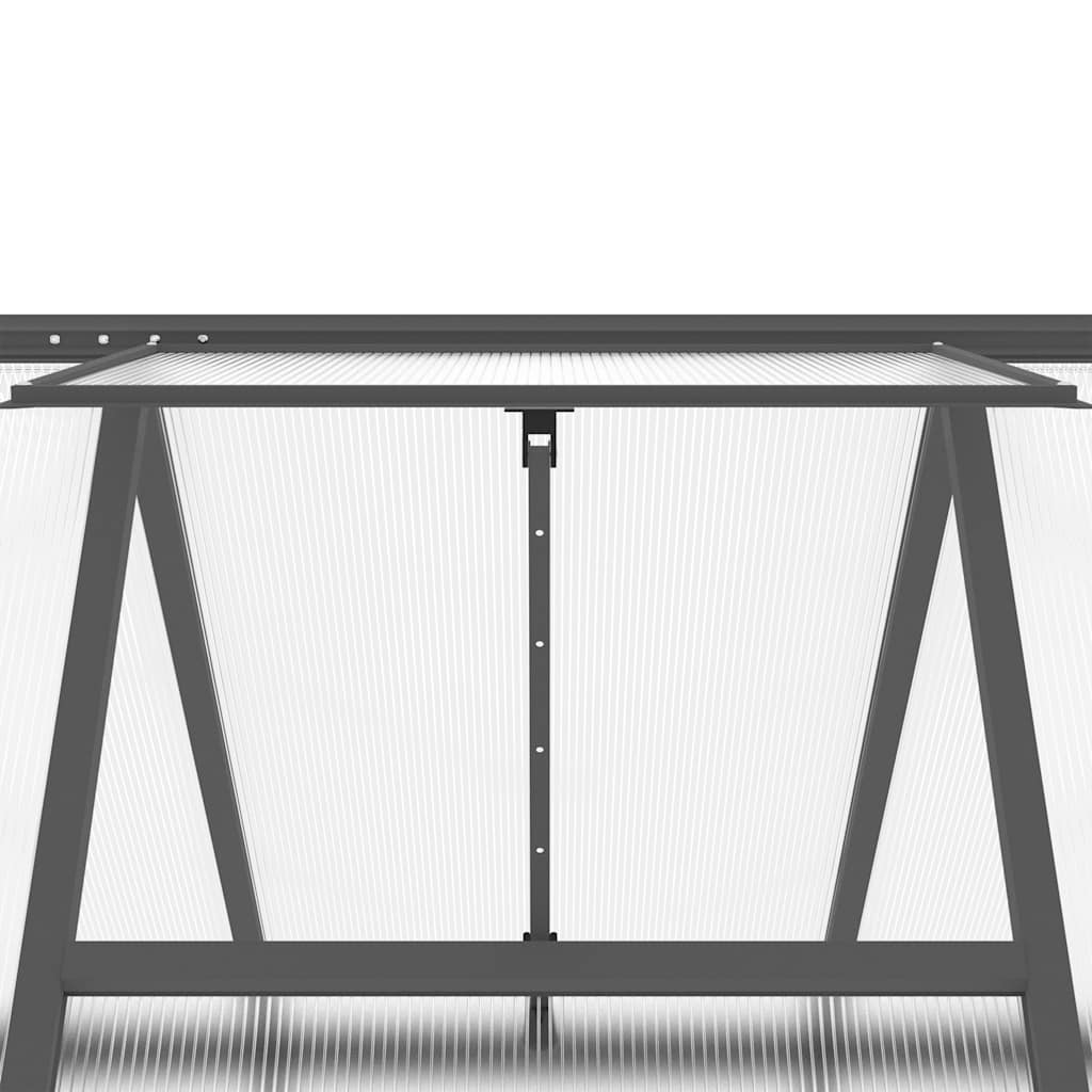 Telaio Serra con Base Antracite 224x169x202 cm in Alluminio - homemem39