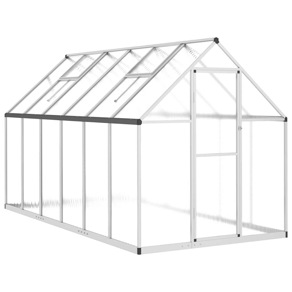 Telaio Serra con Base Argento 334x169x195 cm in Alluminio - homemem39
