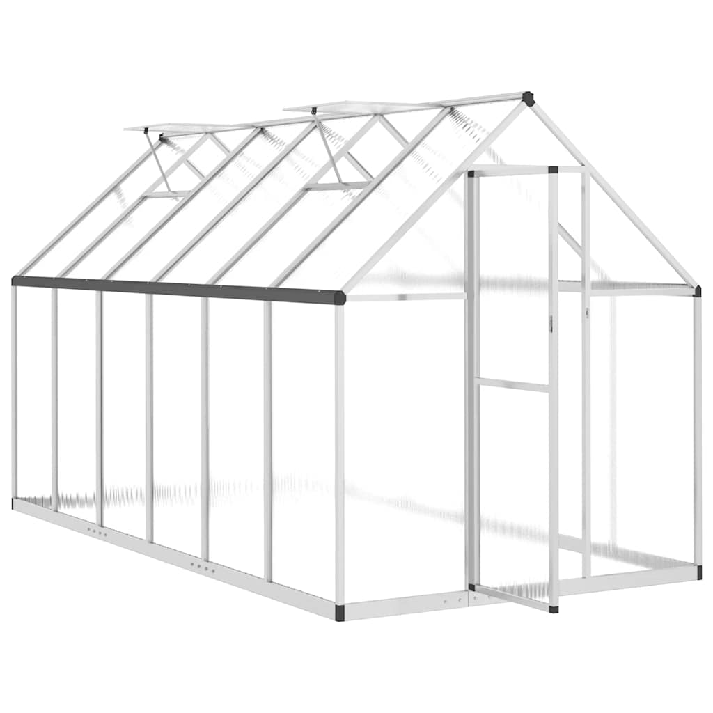 Telaio Serra con Base Argento 334x169x195 cm in Alluminio - homemem39