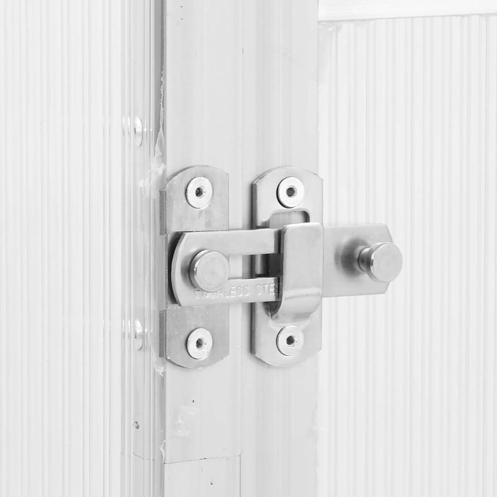 Telaio Serra con Base Argento 334x169x195 cm in Alluminio - homemem39
