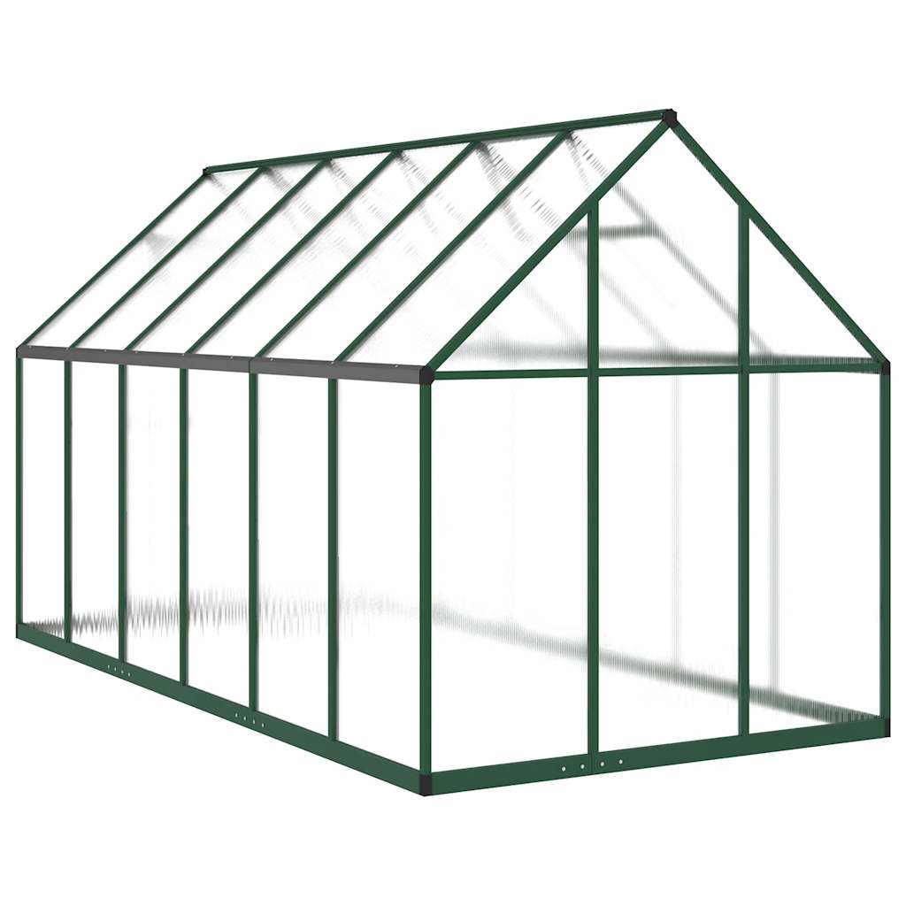 Telaio Serra con Base Verde 334x169x195 cm in Alluminio - homemem39