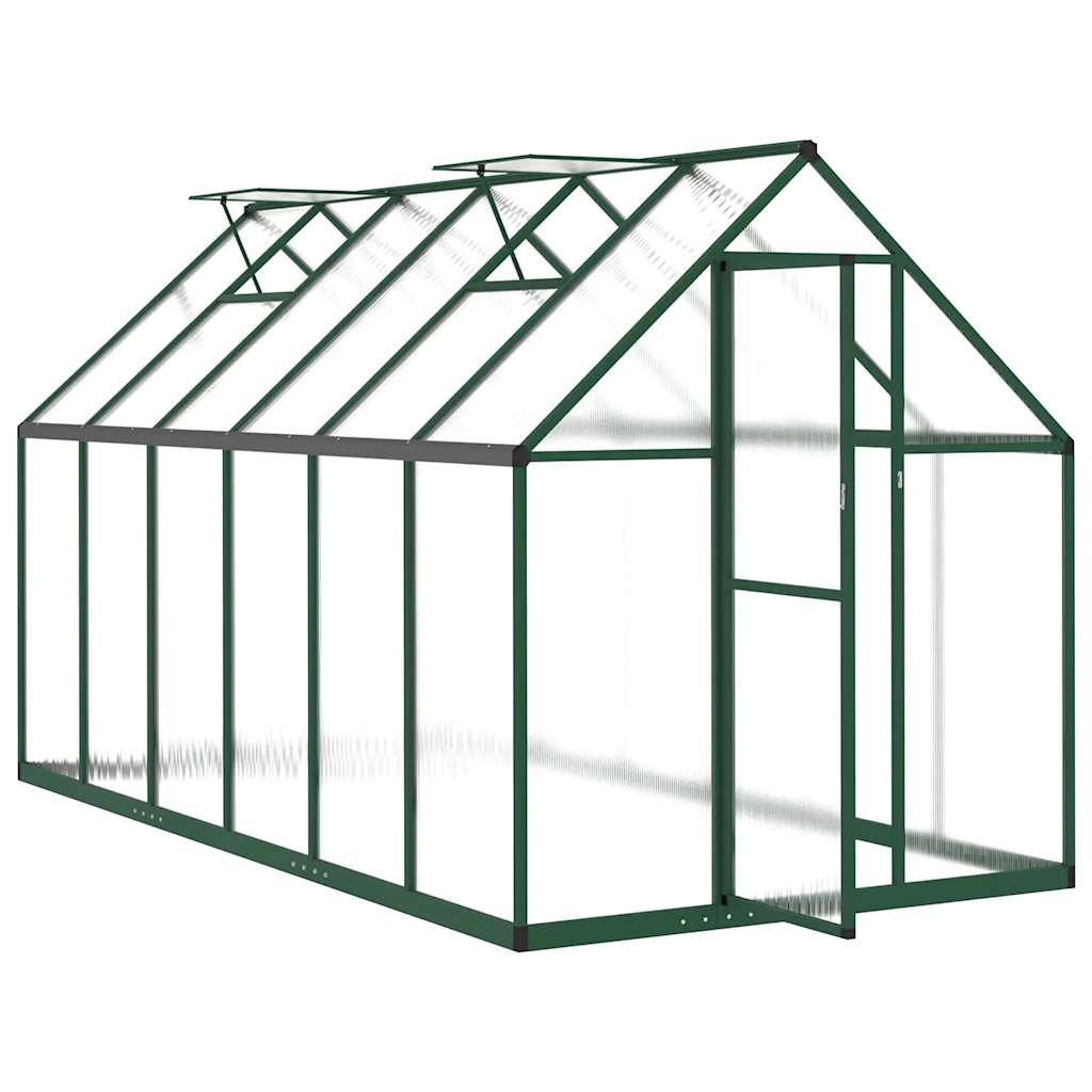 Telaio Serra con Base Verde 334x169x195 cm in Alluminio - homemem39