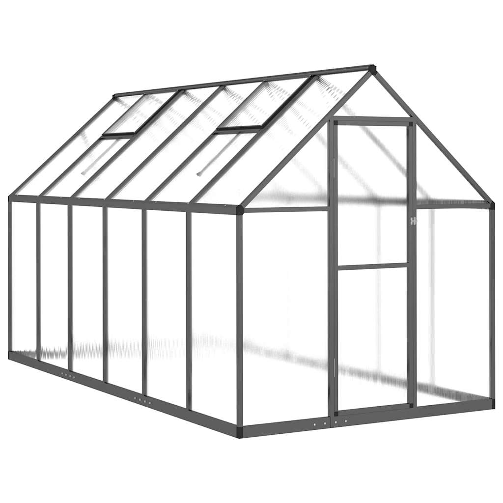 Telaio Serra con Base Antracite 334x169x195 cm in Alluminio - homemem39