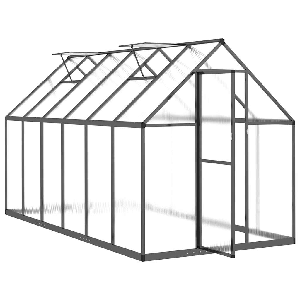 Telaio Serra con Base Antracite 334x169x195 cm in Alluminio - homemem39