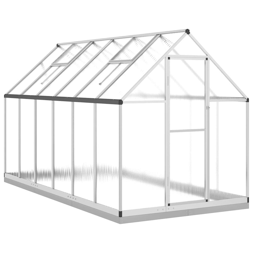 Telaio Serra con Base Argento 334x169x202 cm in Alluminio - homemem39
