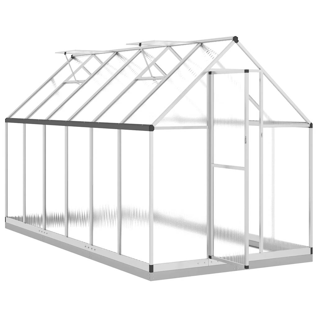 Telaio Serra con Base Argento 334x169x202 cm in Alluminio - homemem39